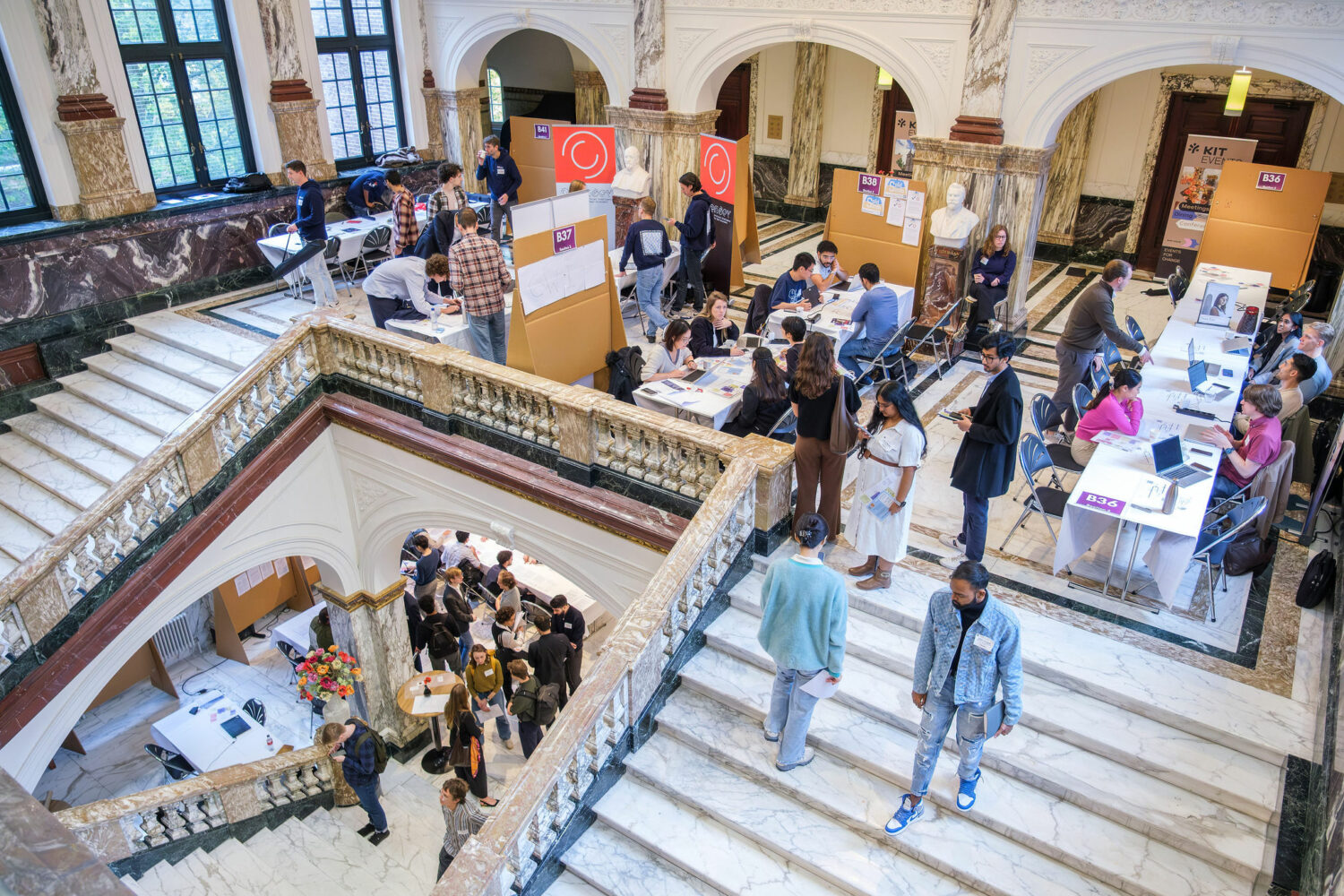 Sharp eyes will see the OpenGov spot with David & Damiaan between all the marble