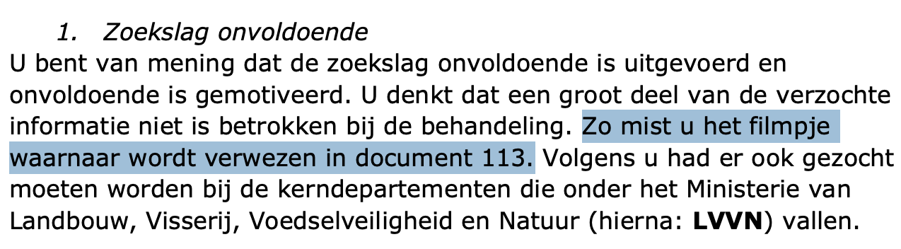 An example objection